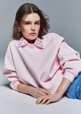 Liu Jo Sweater Pink WA6243-J3870 - afbeelding 3 klein