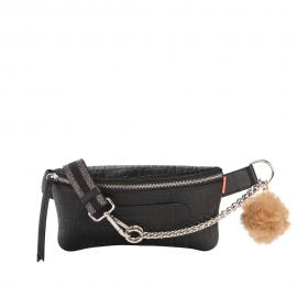 Marie Martens Handtas Zwart Croco Coachella - afbeelding 1 klein