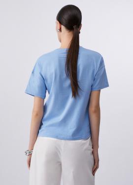 Liu Jo T-shirt Blue wave WA6414-JS923 - afbeelding 2 klein