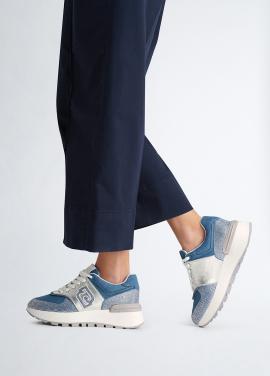 Liu Jo Sneakers Denim/Zilver BA5051PX663S3178 - afbeelding 1 klein