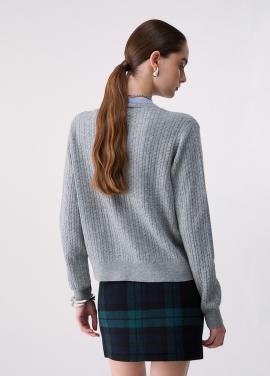 Liu Jo Cardigan Gray/Dusk WF6108-MA88R - afbeelding 2 klein