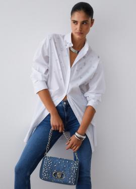 Liu Jo Hemdkleed Wit crystal WA6154-T407A - afbeelding 4 klein