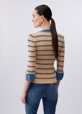 Liu Jo Trui Cream WA6531-MS99E - afbeelding 2 klein