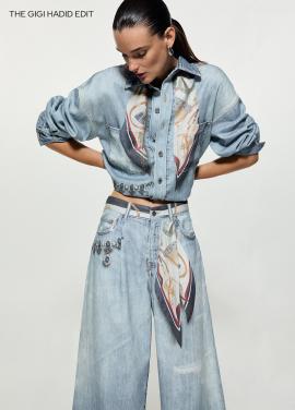 Liu Jo Broek Blue ZB7301-T055B - afbeelding 1 klein
