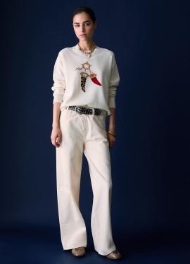 Liu Jo Trui Off White WF6457-MS009 - afbeelding 3 klein