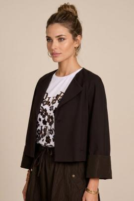 Due Amanti Vest DARK BROWN JANE - afbeelding 1 klein