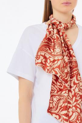 Liu Jo T-shirt met sjaal Wit Terra WA5154-J6308 - afbeelding 5 klein