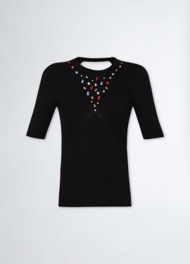 Liu Jo Sweater Zwart WF3024-MS49I - afbeelding 4 klein