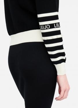 Liu Jo Gilet Zwart/Latte TF5214-MS63L - afbeelding 4 klein