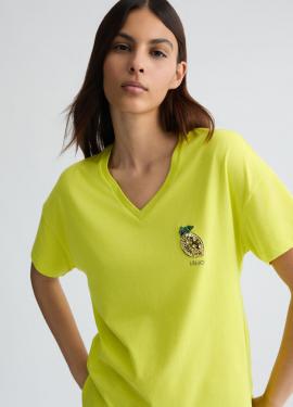 Liu Jo T-shirt Yellow WA5366-JS904 - afbeelding 3 klein