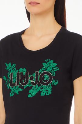 Liu Jo T-shirt Zw Ramage WF4178-JS923 - afbeelding 1 klein