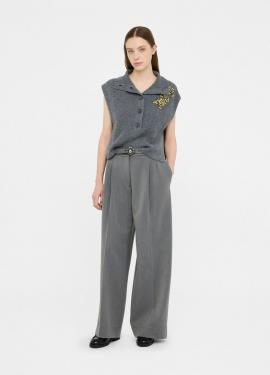 Liu Jo Pantalon Gris MF5269-TS224 - image 7 petit