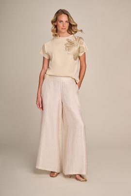 Due Amanti T-shirt Beige DRAKE - afbeelding 3 klein