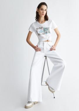 Liu Jo T-shirt Calme blanc MA4340-JS923 - image 3 petit