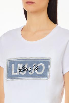 Liu Jo T-shirt Wit Cocco WF4178-JS923 - afbeelding 1 klein