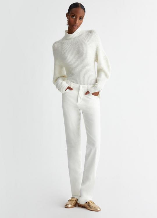 Liu Jo Pull Off white WF4361-MA57P - afbeelding 6 groot