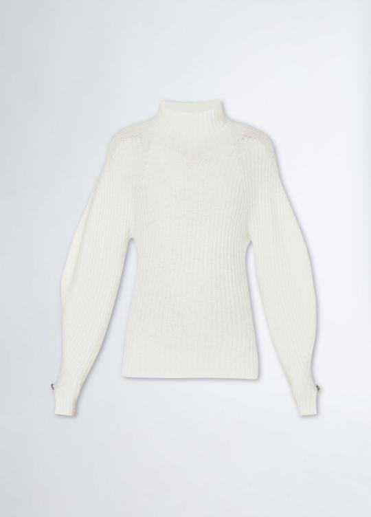 Liu Jo Pull Off white WF4361-MA57P - afbeelding 7 groot