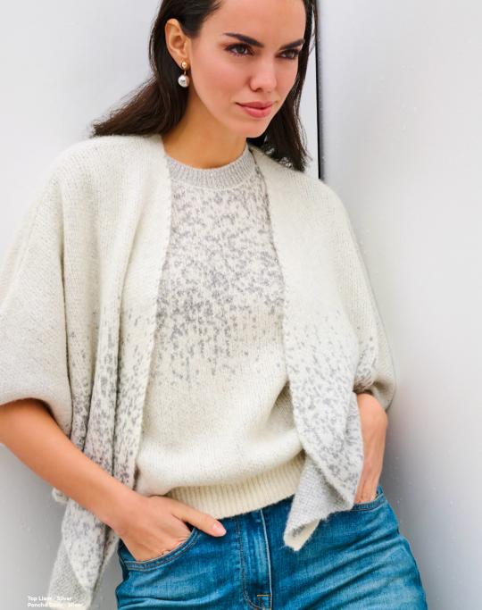 Due Amanti Poncho Silver Dolly - afbeelding 2 groot