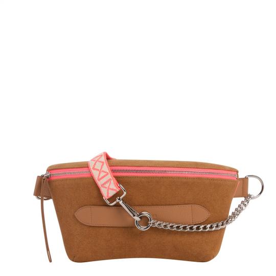 Marie Martens Handtas Canvas camel Coachella-XL - afbeelding 2 groot