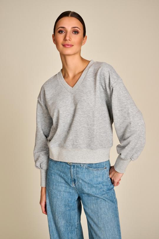 Due Amanti Sweater Grey MAISON - afbeelding 3 groot