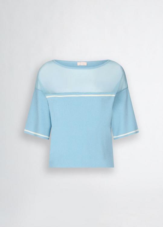 Liu Jo T-shirt Blue/White TA5098-MS027 - image 7 large