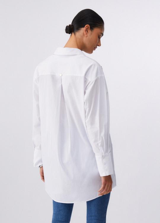 Liu Jo Hemdkleed Wit crystal WA6154-T407A - afbeelding 3 groot
