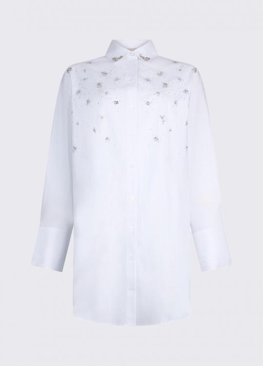Liu Jo Hemdkleed Wit crystal WA6154-T407A - afbeelding 8 groot