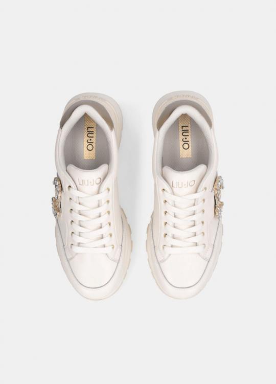Liu Jo Sneakers Off white BF5043PX026 - afbeelding 5 groot