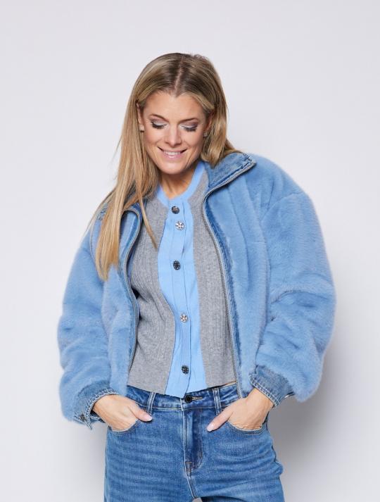 Liu Jo Vest Blue UF6153-E1158 - afbeelding 1 groot
