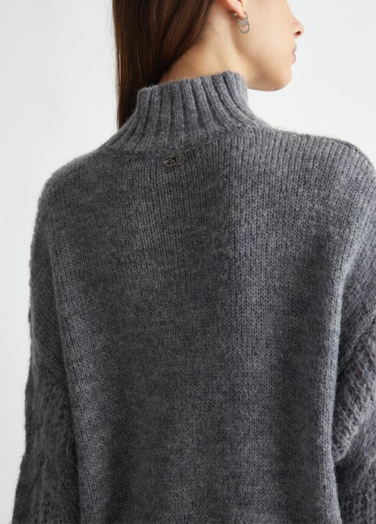 Liu Jo Sweater Grey WF4357-MA55P - afbeelding 4 groot