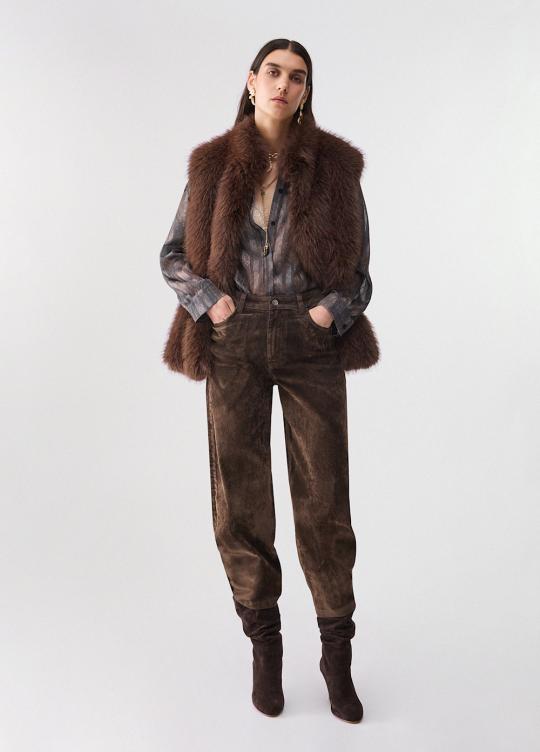 Liu Jo Vest Brown WF6203-E1136 - afbeelding 6 groot
