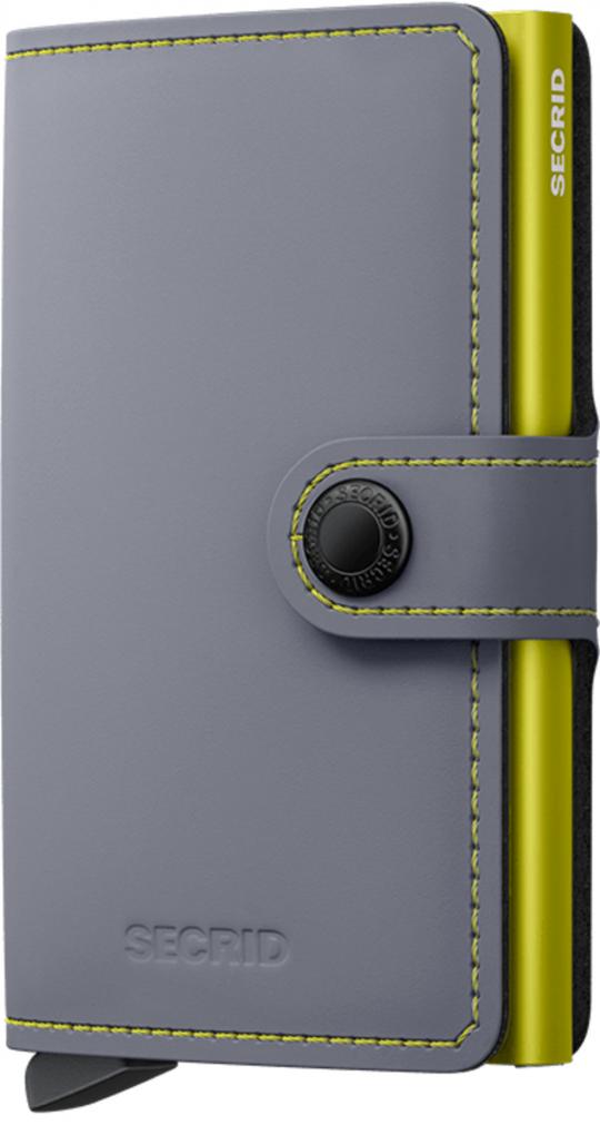 Secrid Portefeuille Grey/Lime MM - afbeelding 1 groot