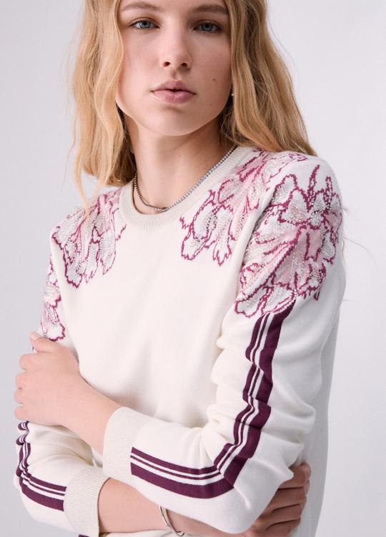 Liu Jo Sweater OW/Tea TF6094-MS49I - afbeelding 2 groot
