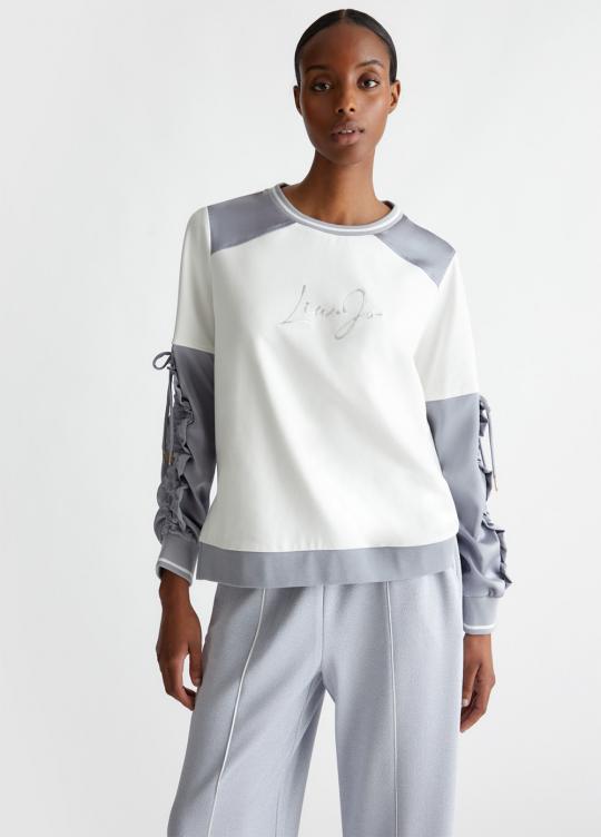 Liu Jo Sweater Wit/Moon TF4086-J4523 - afbeelding 1 groot