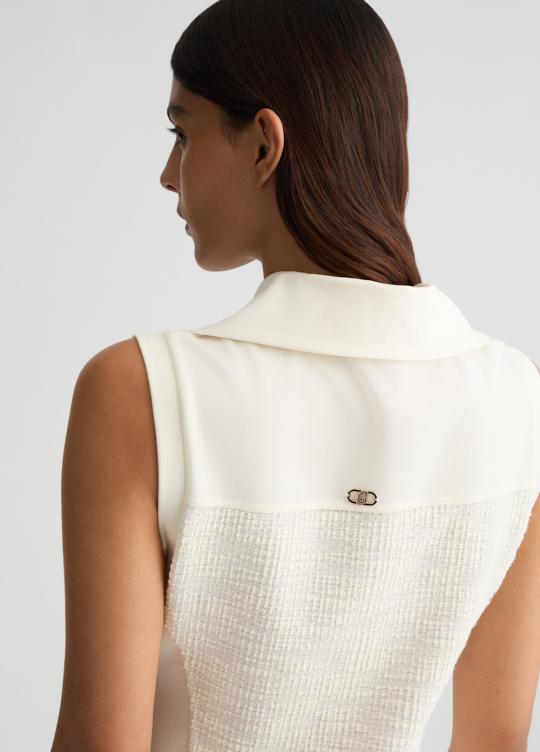 Liu Jo Kleed Wit TA5254-J4894 - afbeelding 5 groot