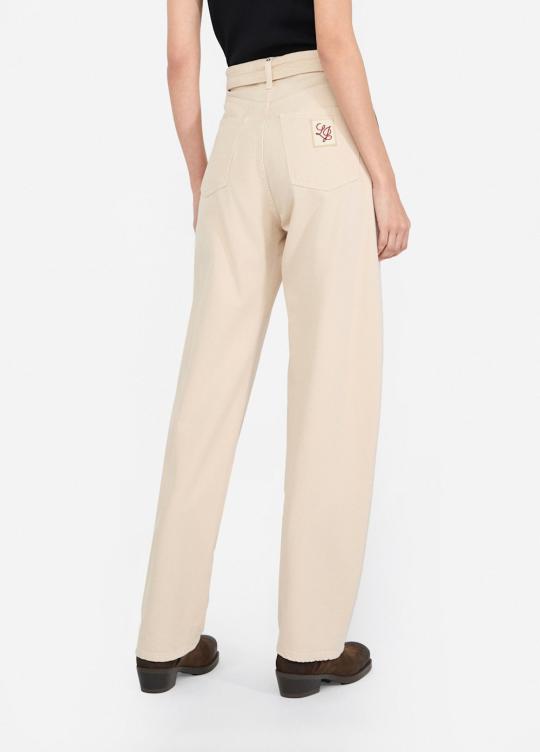 Liu Jo Pantalon Naturel MF5298-T115A - image 1 grand