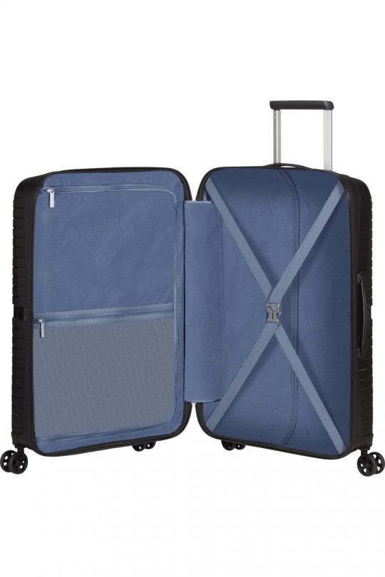 American Tourister Reiskoffer Airconic Zwart 128187 - afbeelding 2 groot