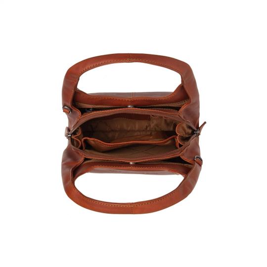 Chesterfield Handtas Cognac C48.1400 - afbeelding 3 groot
