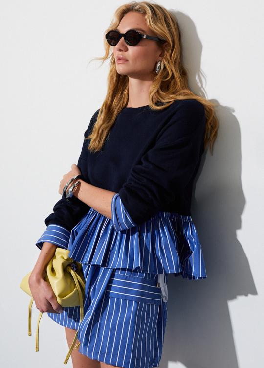 Liu Jo Trui Blue WA6224-MS49I - afbeelding 6 groot