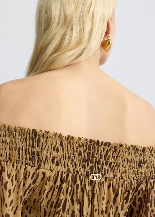 Liu Jo Kleed Leopard WA5329-T6867 - afbeelding 4 groot