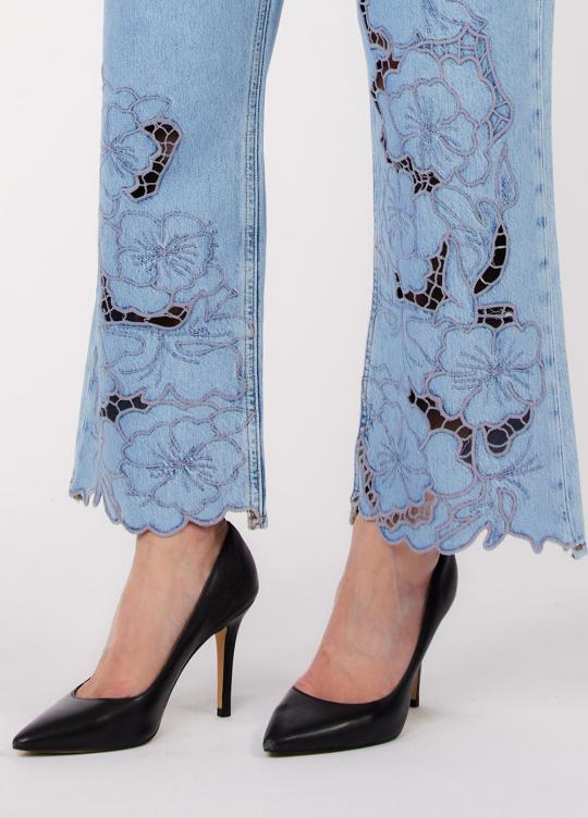 Liu Jo Broek Blue UA6226-D4286 - afbeelding 2 groot