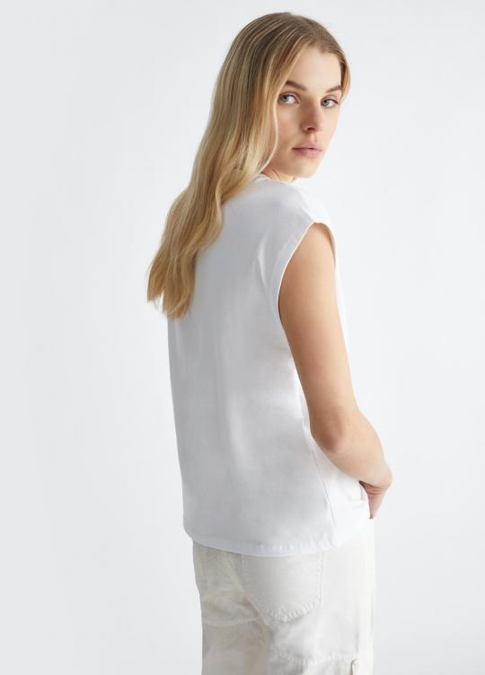 Liu Jo T-shirt Wit Forte MA4338-J5003 - afbeelding 4 groot