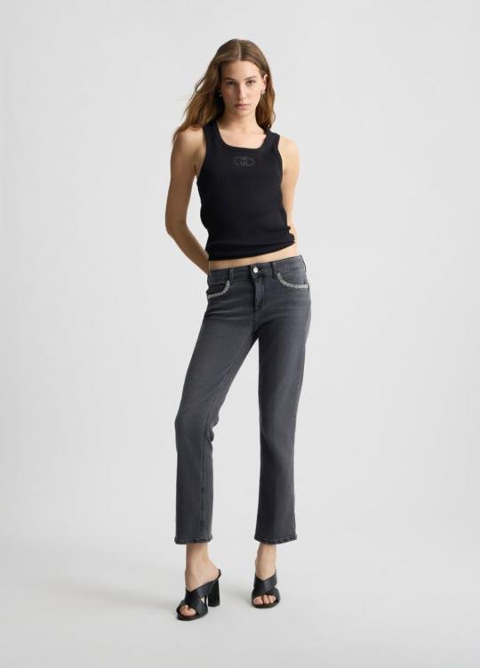 Liu Jo Top Zwart WA5367-J0295 - afbeelding 6 groot