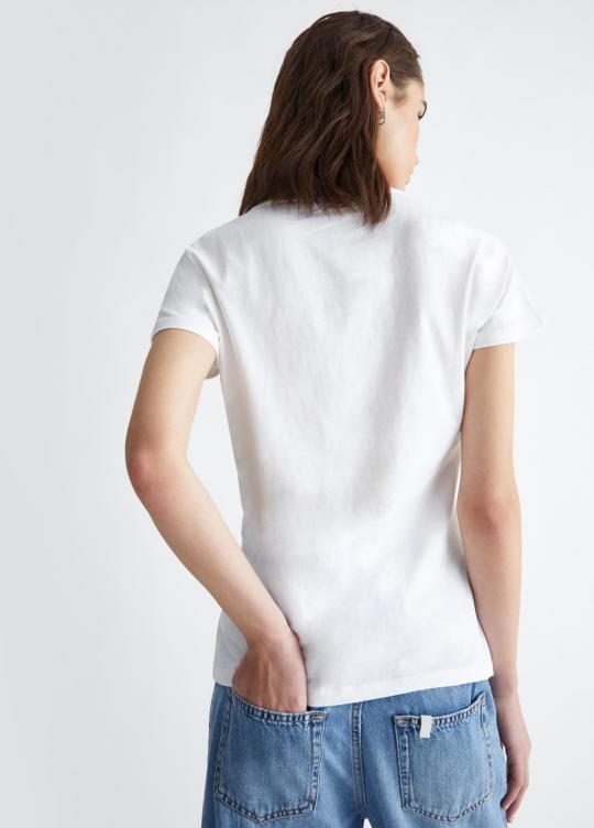 Liu Jo T-shirt Wit Spring MA4340-JS923 - afbeelding 3 groot