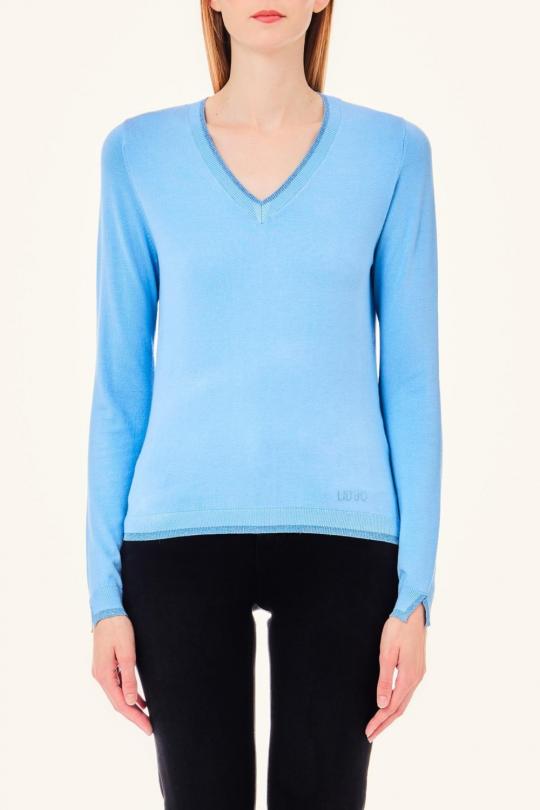Liu Jo Sweater Blue MA4073-MS49I - afbeelding 1 groot