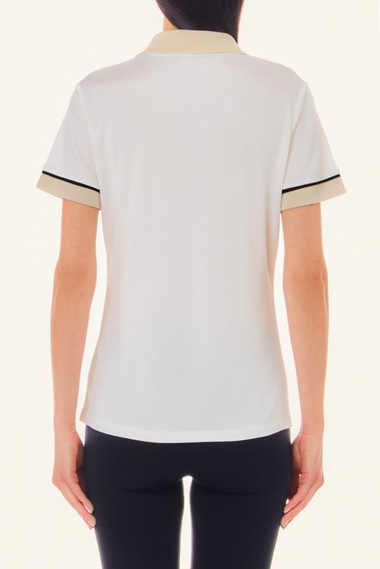 Liu Jo T-shirt Ivoor/Sabbia TA4186-J4654 - afbeelding 4 groot