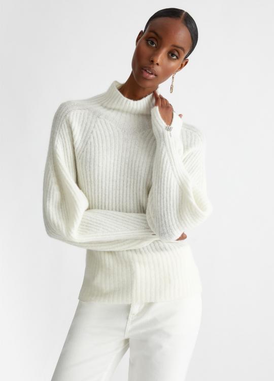 Liu Jo Pull Off white WF4361-MA57P - afbeelding 1 groot