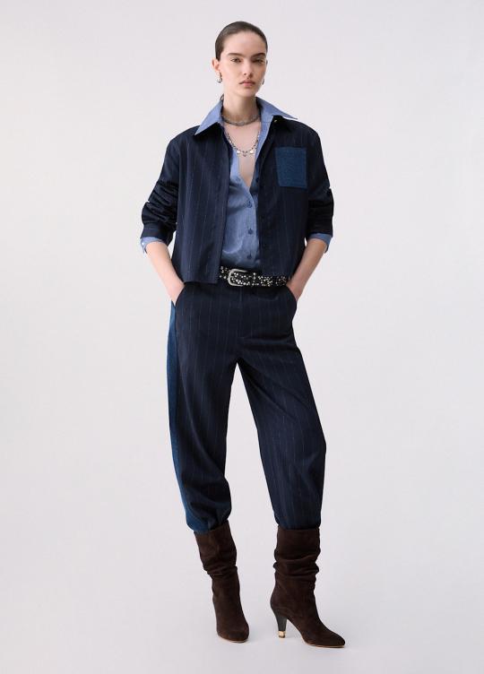Liu Jo Hemd/Vest Blue WF6240-T731A - afbeelding 6 groot