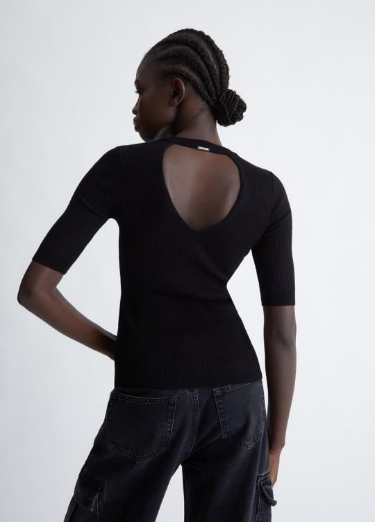 Liu Jo Sweater Zwart WF3024-MS49I - afbeelding 2 groot
