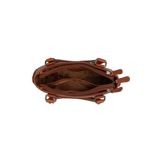 Chesterfield Handtas Cognac C48.1403 - afbeelding 3 groot